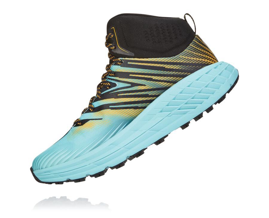 Hoka One One Trailove Tenisky Damske Modre - Speedgoat Mid GORE-TEX 2 - 34952-MQAI